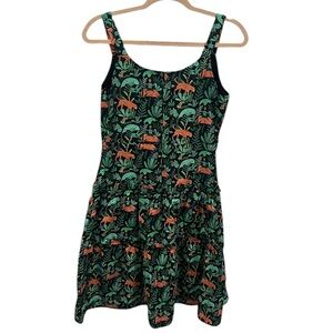 Lowie Tiger Print Josephina Dress in 100% cotton size M